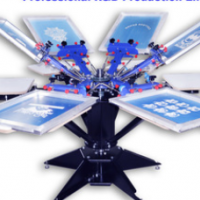 煙臺(tái)天久六色雙輪轉(zhuǎn)套印絲印機(jī)絲網(wǎng)印刷機(jī)2020手工制版設(shè)備器材