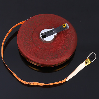 三圈卷尺 布尺 皮尺TA-B 膠布殼布卷尺20米30米50米100米廠家直銷
