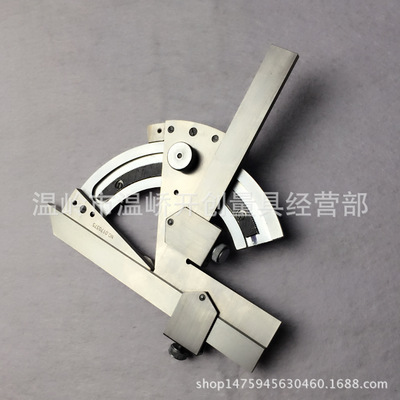 全不銹鋼萬(wàn)能角度尺320度 角度規(guī)量角器角度測(cè)量尺320° 精度2′