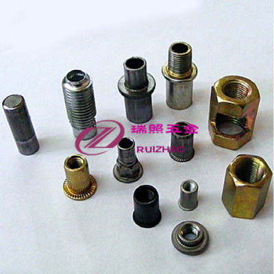瑞照五金 圓形 圓錐 蝶形 異形 冷鐓 環(huán)形內外牙螺母螺帽定做錐度