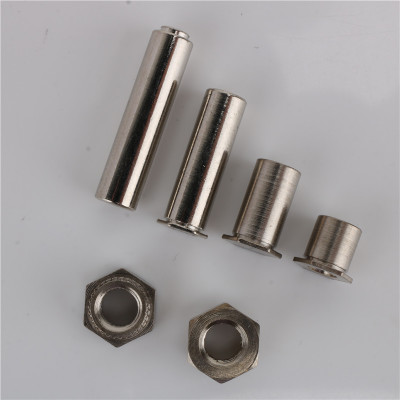 廠家直營不銹鋼壓鉚螺母柱 五金配件螺絲雙頭羅栓螺柱套裝定制