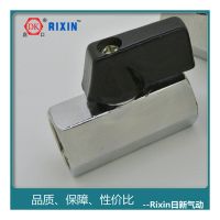 黃銅球閥 迷你球閥 電鍍拋光六角球閥 鍍鉻內(nèi)外螺紋球閥 1/8 1/2