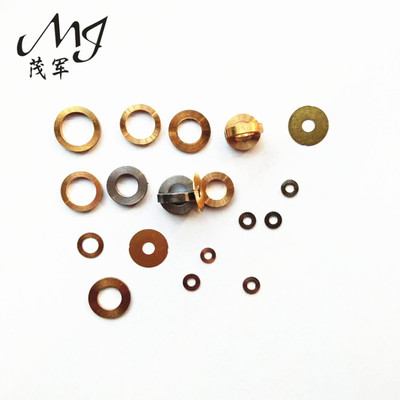 304非標(biāo)不銹鋼金屬平墊片紫銅黃銅墊圈 0.5-4mm圓形鐵墊片五金