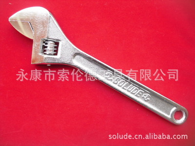 廠價(jià)供應(yīng)鍍鉻活動(dòng)扳手 活絡(luò)扳手 6-24寸活扳手 活動(dòng)開口扳手