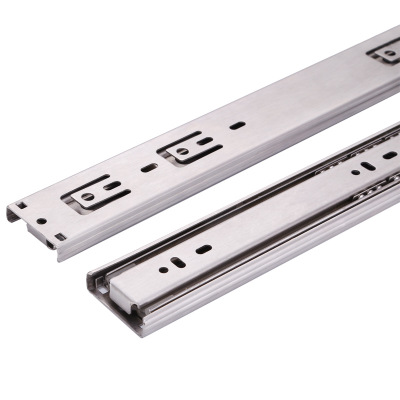 三節(jié)6寸/15cm三折8寸/20cm不銹鋼304抽屜滑軌靜音軌道廠家