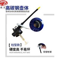 高壓機(jī)油槍家用滴壺手動加油壺機(jī)油油壺長嘴透明齒輪加注器機(jī)油壺