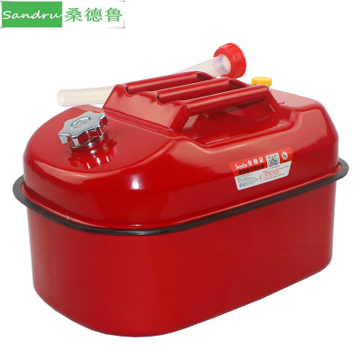 加厚臥汽油桶5l10升20升便攜柴油壺車(chē)載鐵油箱汽車(chē)摩托車(chē)存儲(chǔ)備用