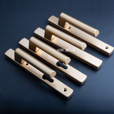 生產(chǎn)廠家平開門把手 斷橋門窗鋁合金門窗五金配件絲吉利婭款執(zhí)手