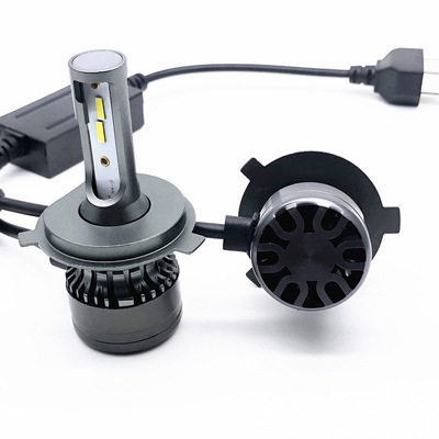 跨境電商H4汽車大燈高亮大功率LED車燈帶解碼EMC遠(yuǎn)近一體改裝燈