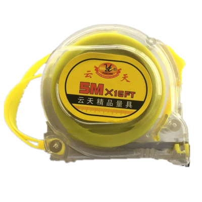 廠家批發(fā)直銷高工程家用透明3米5米高精準剛鋼卷尺ABS料米尺盒尺