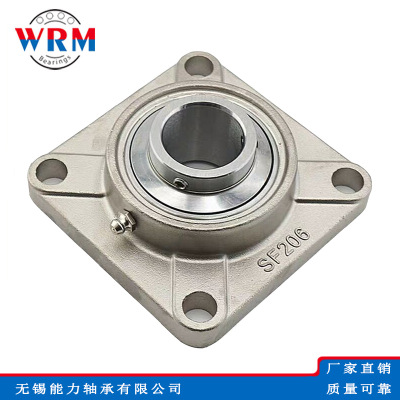方形不銹鋼帶座外球面軸承SUCF209 SUCF210