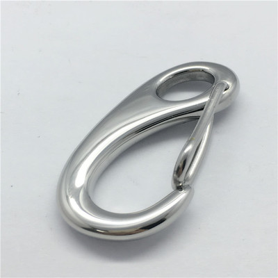 源頭貨源316不銹鋼蝦公扣彈簧鑰匙扣 鈦鋼DIY手項(xiàng)鏈飾品配扣現(xiàn)貨
