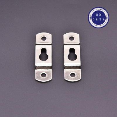 三角掛片葫蘆凸面掛鉤背板鏡子配件金屬沖壓五金飾品配件