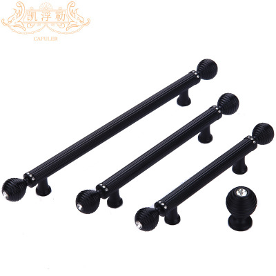 凱浮勒家具五金單孔鋅合金拉手歐式復(fù)古門柜衣櫥簡約把手抽屜手柄