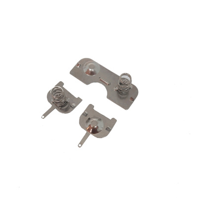 東莞五金沖壓件18650電池片大號2號電池彈片不銹鋼彈片電池接觸片