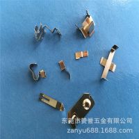 304不銹鋼夾導(dǎo)入潔面儀導(dǎo)電接觸彈片錳鋼彈性?shī)A片錳鋼小五金件