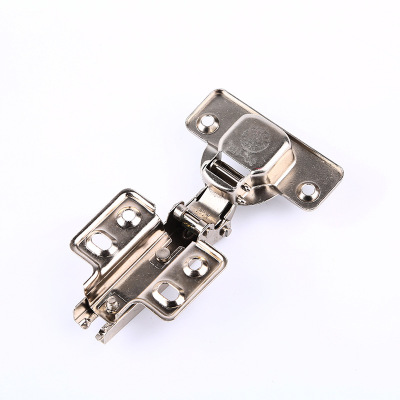 批發(fā)二段力普通四孔固定底座普通櫥柜鉸鏈 門(mén)窗五金直臂鉸鏈合頁(yè)