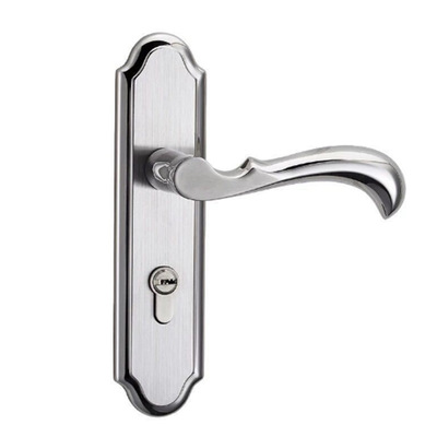 不銹鋼門鎖室內臥室現代實木房門執(zhí)手鎖靜音房間門通用型家用門鎖