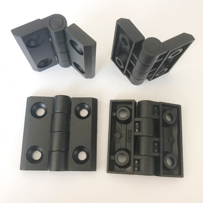 3030合頁孔距30*30型材鉸鏈金屬鋅合金四孔合頁