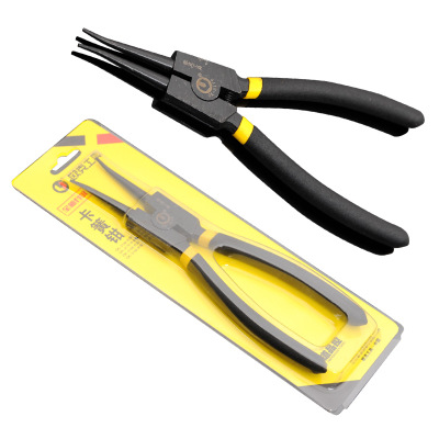 歐克7寸卡簧鉗擋圈鉗外卡內(nèi)卡彎頭軸用彈簧安裝拆卸夾持手動工具