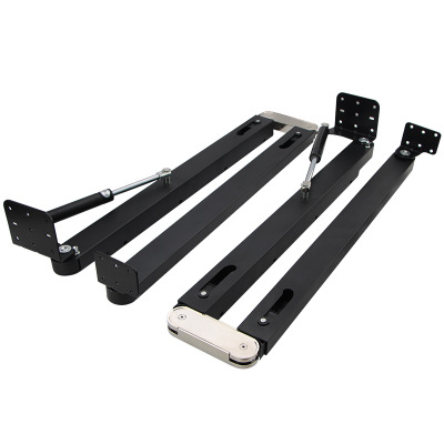 折疊桌五金配件下翻 多功能隱藏伸縮吧臺(tái)餐桌 隱形折疊桌五金配件