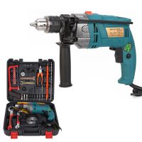 2019爆款五金工具箱 多功能鋁頭沖擊鉆 五軸聯(lián)動大功率電鉆批發(fā)