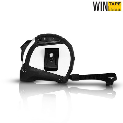 廠家直銷新品現(xiàn)貨抗摔耐用鋼卷尺 5米自動鎖 尼龍包膠消聲鋼卷尺