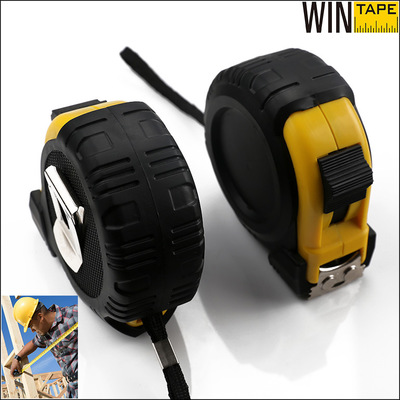 穩(wěn)泰鋼卷尺5米多功能金屬測量工具ABS錳鋼橡膠鋼卷尺定制logo