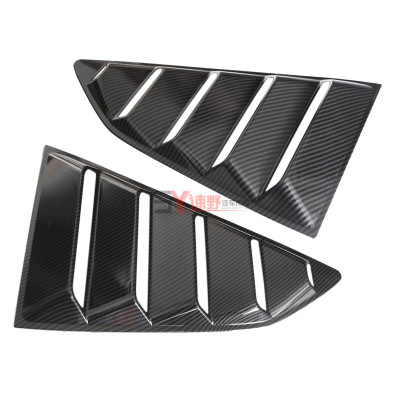 科邁羅側(cè)風(fēng)口2016-2018大黃蜂camaro專用改裝車窗裝飾百葉窗碳纖