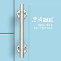 迪尼特不銹鋼實心拉手拉絲實心雙彎把手大門房門拉手木門鐵門把手