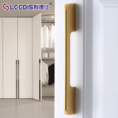 廠(chǎng)家直銷(xiāo)現(xiàn)代簡(jiǎn)約鋁合金柜門(mén)把手美式黑色鞋柜衣柜櫥柜加長(zhǎng)門(mén)拉手