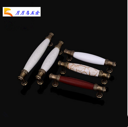 廠家直銷 中式仿古銅拉手紅木實木拉手歐式衣櫥門抽屜把手