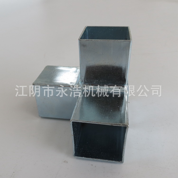 定制圖紙鋁角管接頭