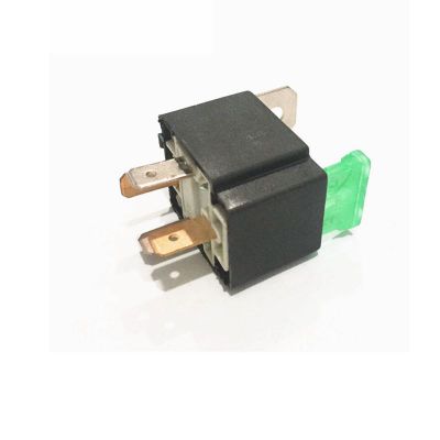 廠家供應汽車繼電器12V帶30A保險片四腳常開型摩托車汽車通用