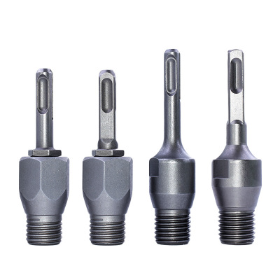 電錘沖擊鉆轉(zhuǎn)換頭水鉆頭連接桿接頭多功能配件墻壁開孔器轉(zhuǎn)接頭