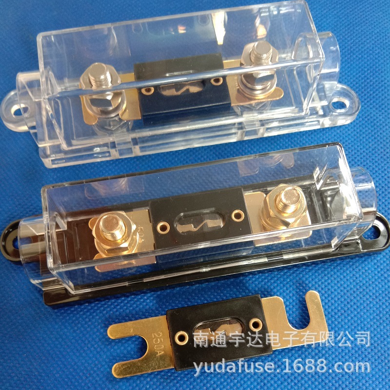 廠銷大號叉栓式汽車保險絲座ANL防水保險絲盒環(huán)保材料品質(zhì)保證