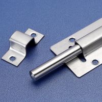 合興順 不銹鋼插銷明裝 門窗門栓防盜扣櫥柜橫閂 中方插銷批發(fā)