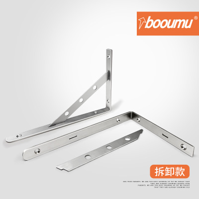 實心加厚不銹鋼三角支架壁掛置物架隔板支撐層板托支架托架固定架