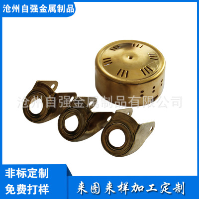 防鍍金 五金車床件 非標車件 銅柱 定位件 加工定制