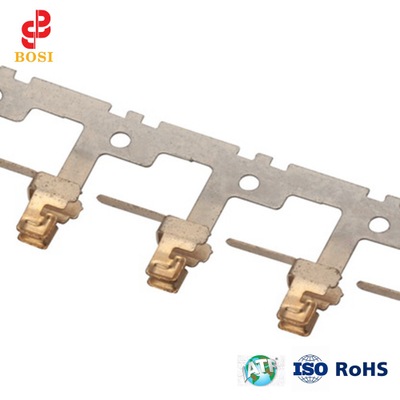 來圖定制開關(guān)端子接地端子250圓形端子插簧端子 精密沖壓金屬端子