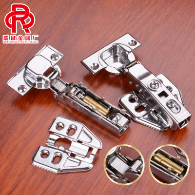 純正304不銹鋼鉸鏈 緩沖液壓鉸鏈 阻尼彈簧合頁 可泡水不生銹