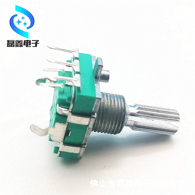 廠家直銷(xiāo)EC16 音響編碼器/360°旋轉(zhuǎn)數(shù)字編碼器 帶按壓開(kāi)關(guān)24脈沖