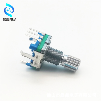 廠家直銷(xiāo)EC11旋轉(zhuǎn)編碼器 音響數(shù)字電位器帶按壓開(kāi)關(guān) 梅花柄15mm