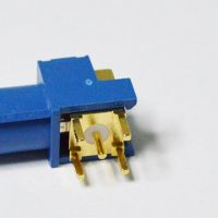 FAKRA-C公彎頭焊板插座 車載天線接口 臥式正腳 連接器