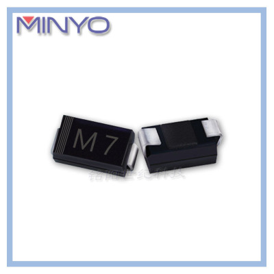 【高品質(zhì)】貼片二極管 M7 1000V/1A SMA封裝 M7/M4貼片整流二極管