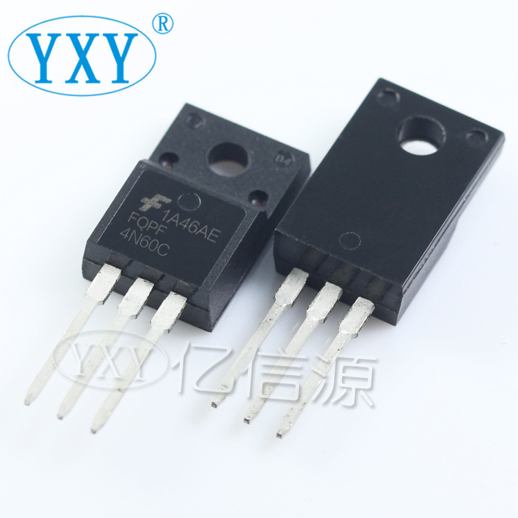 廠家直銷 FQPF4N60C 4N60 TO-220F 4A 600V MOS場效應(yīng)管
