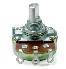 廠家供應R24mm進口碳膜電位器，10萬次長壽命旋轉(zhuǎn)電位器