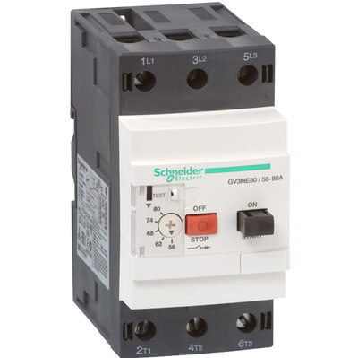 全新國產(chǎn) 施耐德電動(dòng)機(jī)斷路器 GV3ME80 56-80A 馬達(dá)保護(hù)器 現(xiàn)貨
