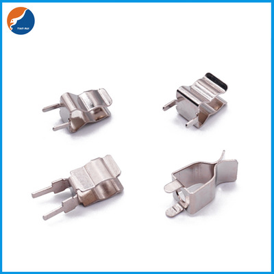 3x10 5x20 6x30 10x38mm保險絲夾子|SL520鍍鎳，鍍金鍍銀保險絲座