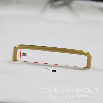純銅128孔距抽屜拉手家具銅把手現(xiàn)貨供應(yīng)新中式輕奢櫥柜家具五金